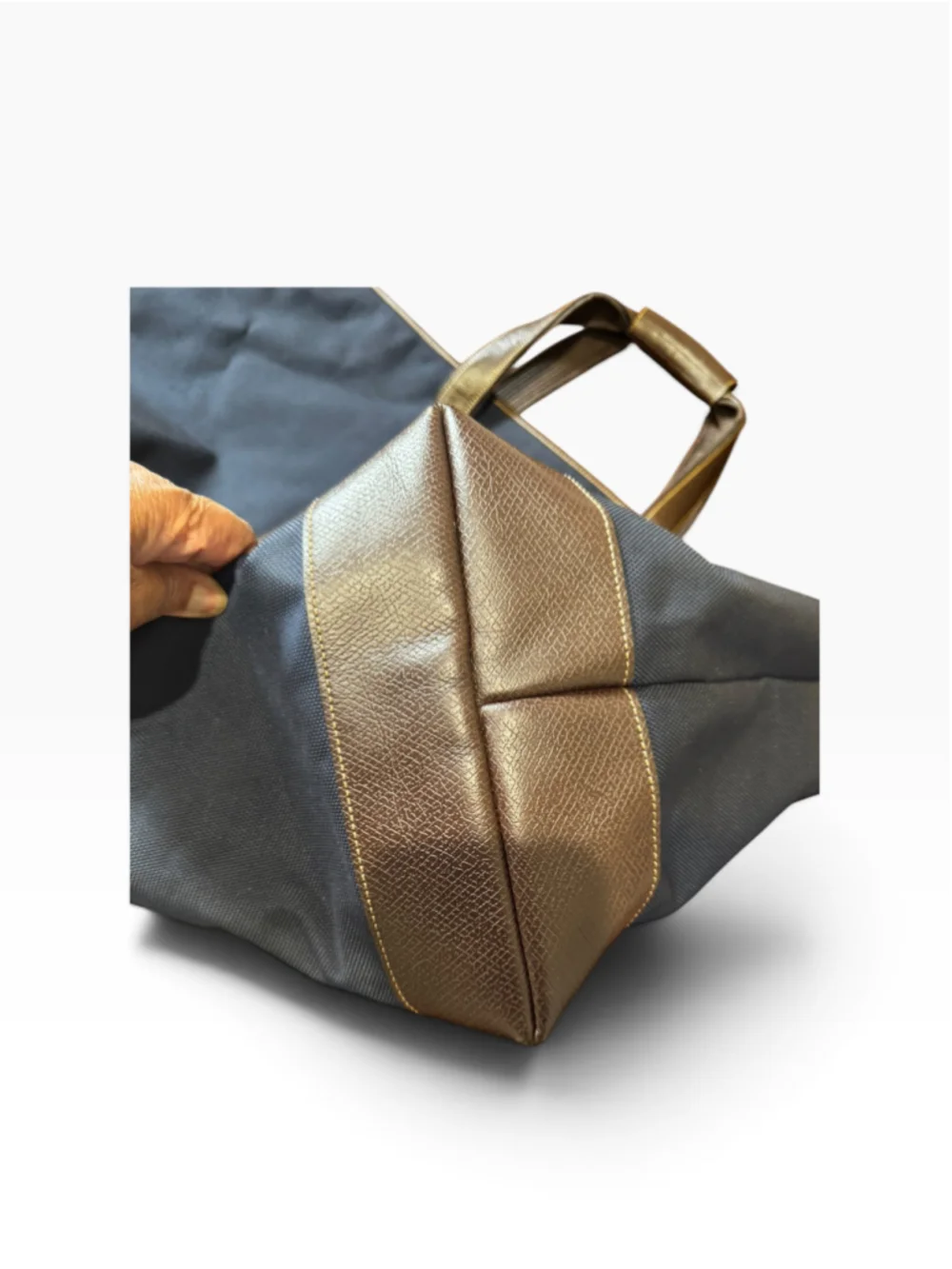 Longchamp Boxford large Travel Bag One Size Blue and Brown
